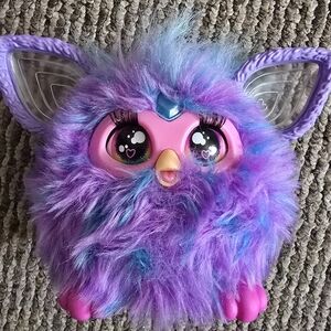 Interactive Plush Furby Toy - Purple and Blue